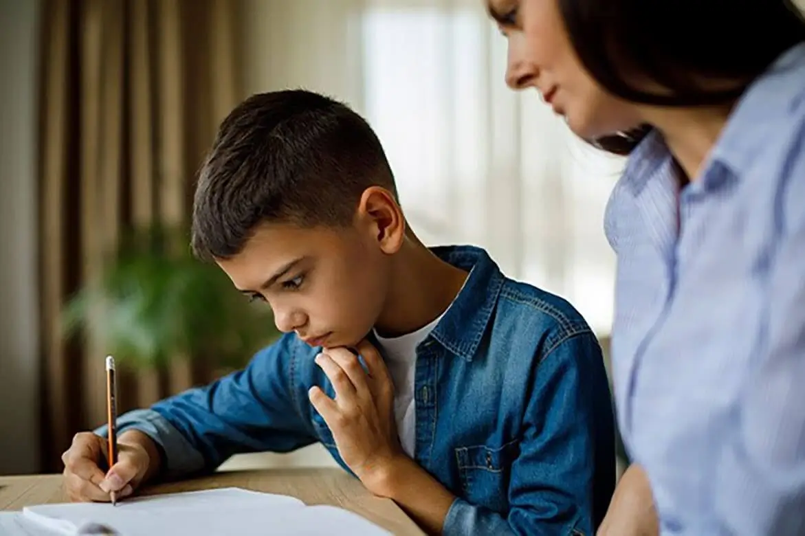 Illustration of a hyperactive child struggling to focus, representing ADHD symptoms